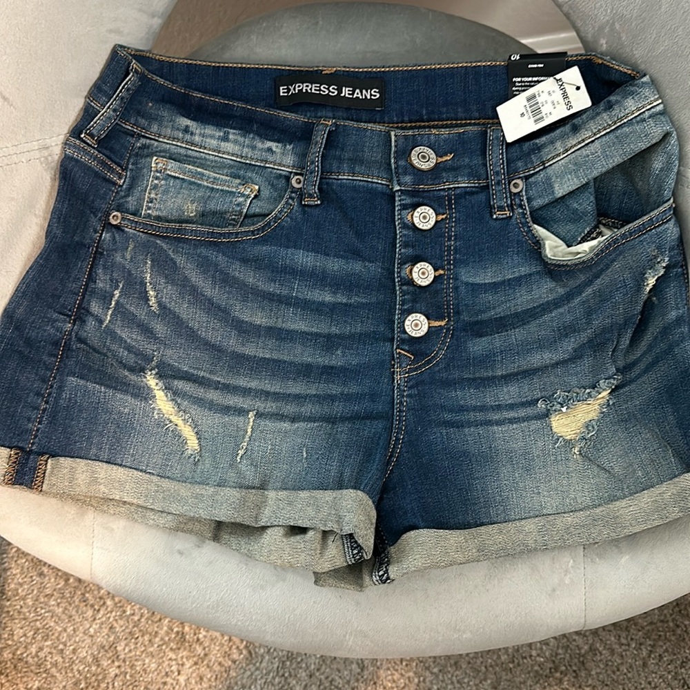 Brand new express jean shorts